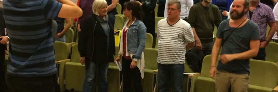 Improvisationsteater och föredrag för Peab